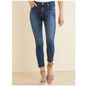 Agolde Sophie Dark Wash Jeans Skinny Mid Rise Ankle Denim Size 26